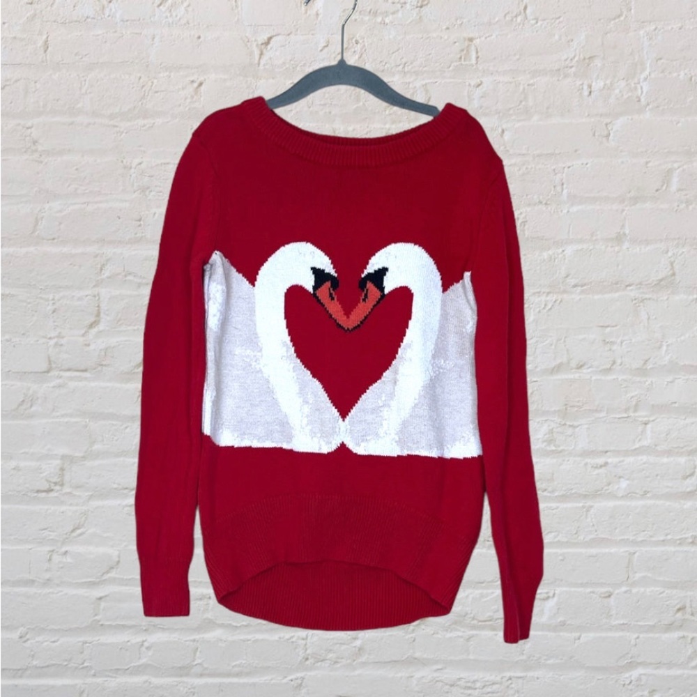 Gap Knit Swan Heart Sweater​